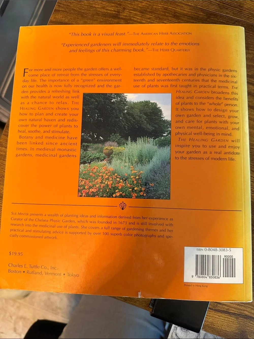 The Healing Garden (1995) Natural Body & Senses softcover
